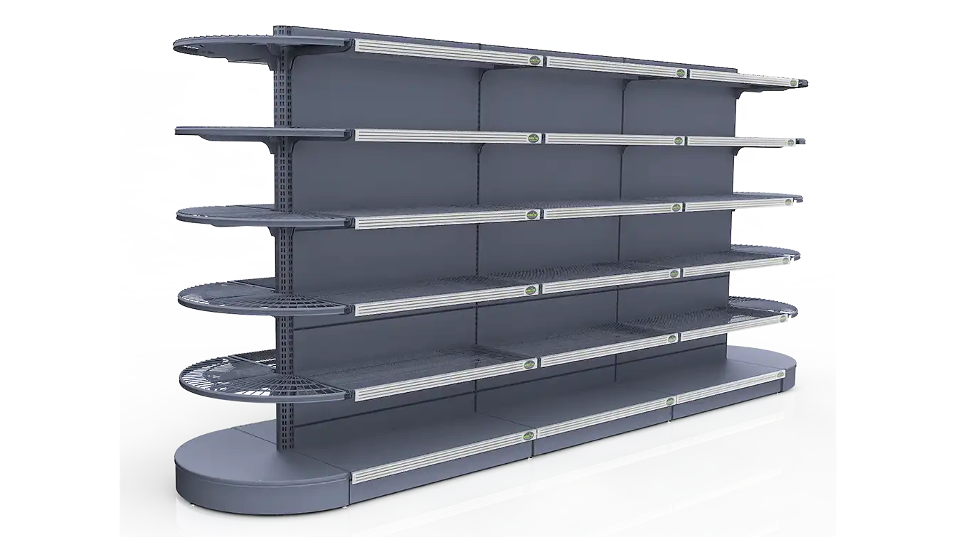 Orta Gondol Oval Tel Raflı - 3D